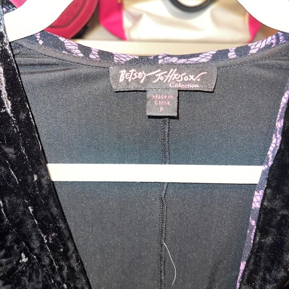 VTG Betsey Johnson Velvet Romper - Picture 3 of 5
